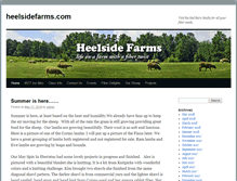 Tablet Screenshot of heelsidefarms.com